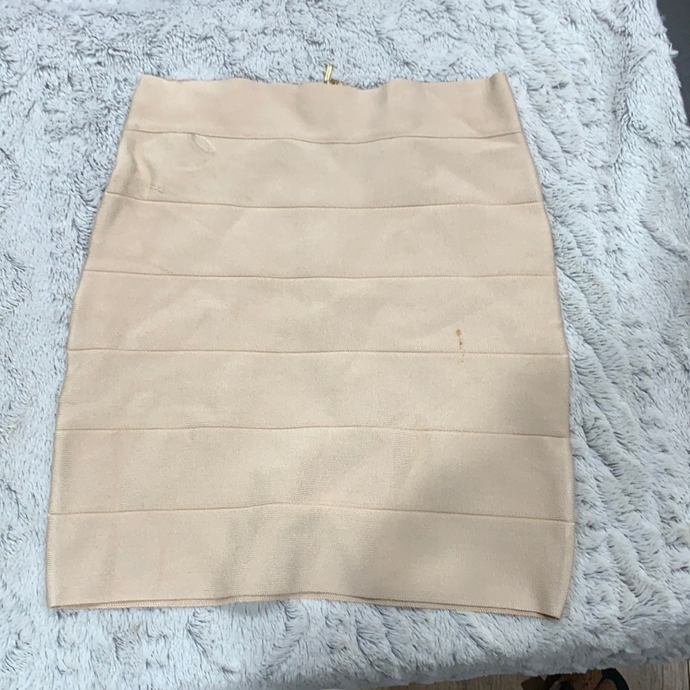 Cream skirt